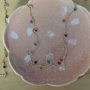 Golden Rainbow Necklace/Choker